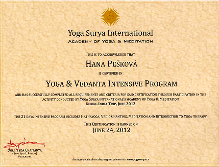 Ajurvédské certifikace